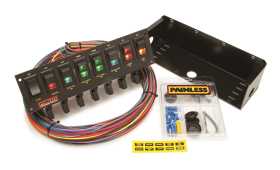 8-Switch Rocker Circuit Breaker Panel